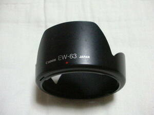 ◆中古品 CANON キヤノン 純正 レンズ フード EW-63◆