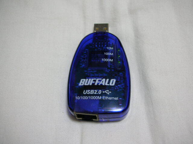 ◆中古品 BUFFFALO バッファロー LANアダプタ LUA-U2-GT◆