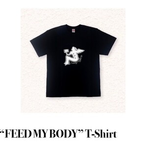 送料無料 a子 “FEED MY BODY” T-Shirt М 潜在的MISTY 希少 未開封品 Tシャツ Ako CHAOS 熱帯夜 drug 未使用品 LONDOG