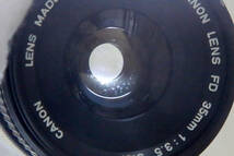 キャノン Canon FD 35mm F3.5 s.c. #519-11_画像6