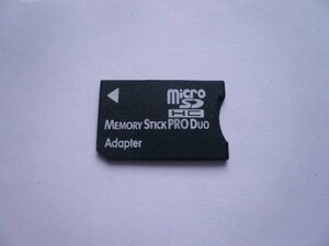 ★ microSD → メモリースティック Pro Duo 変換アダプター