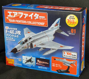 ☆01　航空自衛隊 F-4EJ改 ファントムⅡ 第302飛行隊 戦技塗装 2001　エアファイターコレクション　1/100　アシェット　新品未開封