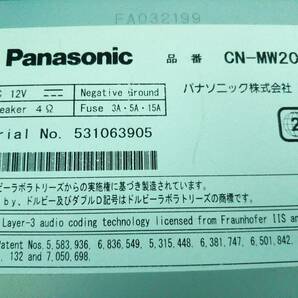 ☆新品フィルムアンテナ付 パナソニック ストラーダ メモリーナビ CN-MW200D 2010年度MAP/4×4フルセグTV/DVD/CD☆336474288の画像9