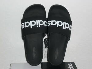 5**** быстрое решение! новый товар adidas/ Adidas Adi retaCF Liner/ ADILETTE CF STLiner чёрный / белый US9/27.5cm нестандартная пересылка возможно 