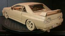 日〇スカイ〇イン　Ｒ３２ＧＴ－Ｒ　ダンボールアート　１／１０スケール_画像3