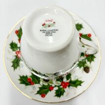 【セット】Royal Grafton ロイヤルグラフトン Noel クリスマス食器 4点まとめ売り 英国ビンテージ品_画像9