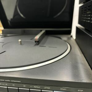 DENON デノン リニア トラッキング ターンテーブル システム DP -R25 レトロ レコードプレーヤー アンプ セット 当時物の画像7