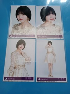 乃木坂46 チャンスは平等　封入生写真　4種コンプ　林瑠奈