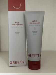 GREETY ACE PORE CLEANSER 120ml　アゼライン酸 洗顔 毛穴ケア トーンアップ　