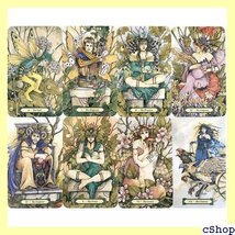 タロットカード 78枚 ウェイト版 タロット占い ミス c Faerie Tarot Deck 日本語解説書付き 554_画像2