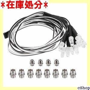 RCカーライト LEDライト 12pcs 5mm/3m 良い照明性能 RCモデルドリフトカーアクセサリー 耐久性 111