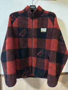 HUMAN MADE◆22AW/Check Boa Fleece Jacket XL