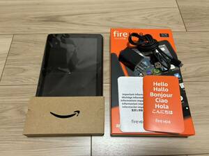 【美品】第10世代 Fire HD 8 タブレット ブラック (8インチHDディスプレイ) 32GB (2020年発売）数回使用