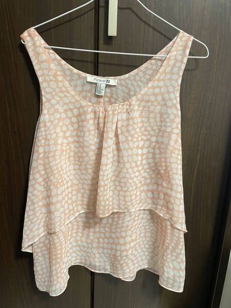 キャミソール カットソー ノースリーブ forever21 トップス