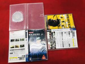 メタルギア アシッド2 METAL GEAR ACID2 メタルギアソリッド ピースウォーカー オプスプラス 即売却! 3本 セット