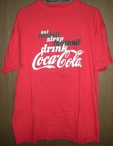 コカコーラ Coca-Cola ロゴ Tシャツ Mサイズ フットボール Football サッカー ワールドカップ_画像1