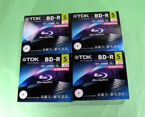 TDK データ用ブルーレイディスク BD-R 25GB 1-6倍速 ホワイトワイドプリンタブル 5枚パック BRD25PWC5A