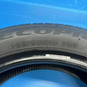 ☆個人宅可☆B37◆ブリヂストン エコピア BS ECOPIa EP150 165/55R15 2本 2019年製造 5分山位 点検済の画像6