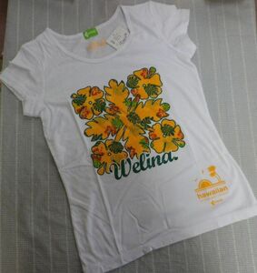 新品 ◆croes クロックス ◆ ハワイアンデザインTシャツ レディース XS　クロックス×WELINA ガールズにも