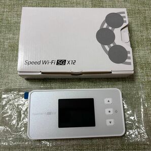 【美品】 NEC WiMAX Speed Wi-Fi 5G X12 アイスホワイト