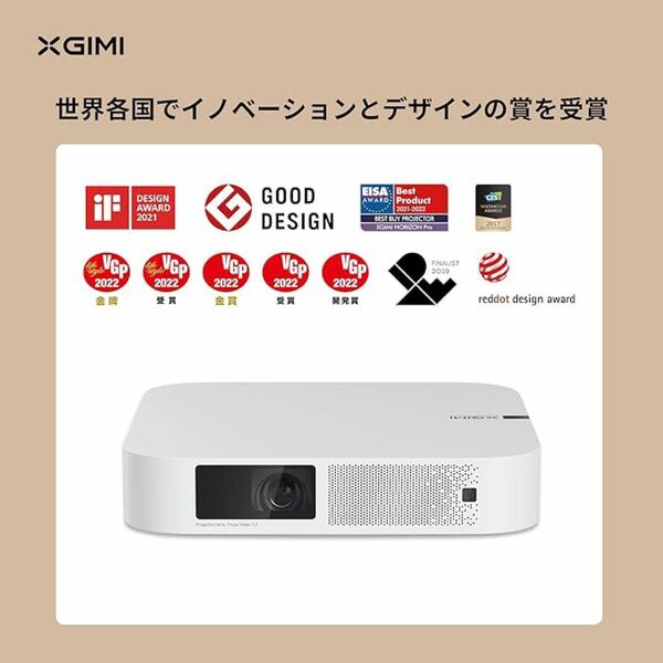 XGIMI Elfin ホームプロジェクター フルHD 1080p 高輝度 600ISO ルーメン Android TV 