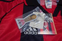 【未使用タグ付き】 アディダス adidas ACミラン ACMILAN 99/00 ホーム 半袖　レオナルド サイズL 現状品_画像5