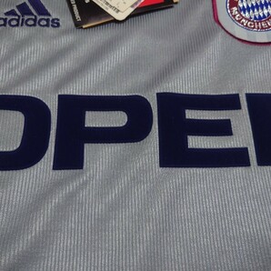 【未使用タグ付き】adidas バイエルン・ミュンヘン 1999CL決勝仕様 OPEL エッフェンベルク 半袖 サイズLの画像3