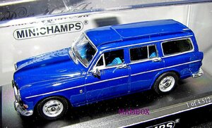 【SALE】ミニチャンプス☆1/43 430171011 ボルボ Volvo 121 Break ブルー4512台限定