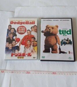 [送料込み] コメディ系/DVD２作品セット/テッド/ドッジボール//中古/動作未確認/