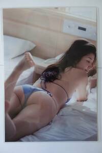  Hashimoto ma Nami scraps laminate processing 3 sheets 5 page magazine gravure ..