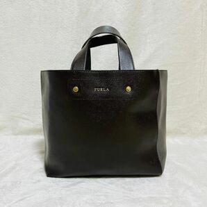 ◇人気◇FURLA ミニトートバッグ　 レザー　ツートンカラー　