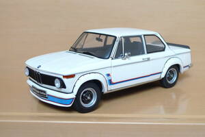 京商 1/18 BMW 2002 ターボ ホワイト 中古品