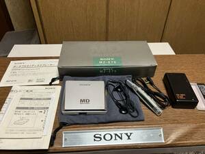 SONY ソニー ポータブルMDウォークマン MZ-E75 保管美品 動作品