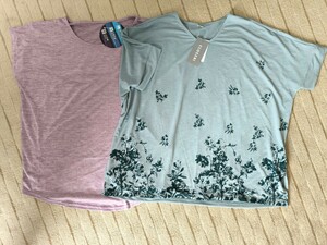 ☆未使用！半袖Tシャツ Mサイズ☆2枚セット レデース☆ 半袖 カットソー スポーツ☆ しまむら