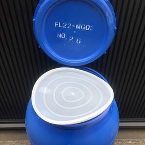 タンク ブルー 約１６０Ｌ サイズ１ 雨水 樹脂製 メダカ 貯水 貯蔵 肥料 園芸 菜園 リサイクル品の画像2