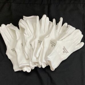 ウレタン背抜き手袋　ホワイト　サイズS 6双組