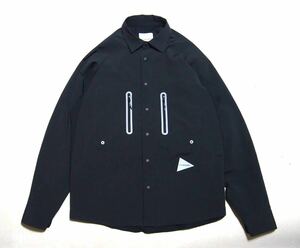 23SS and wander アンドワンダー tech LS shirt サイズWS black teton bros　HOUDINI アトリエブルーボトル 山と道