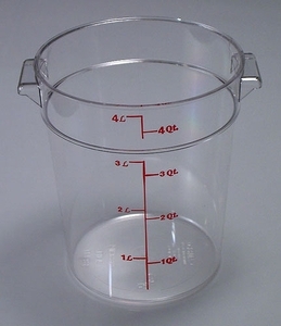 CAMBRO(キャンブロ) 丸型フードコンテナー クリア 11.4L RFSCW12(AHC05012)