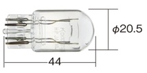 小糸製作所/KOITO ノーマル白熱バルブ ダイハツ タント クリア 12V 21/5W 入数：1個 P8812(ブリスターパック整理No.C-02)_画像2