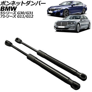 ボンネットダンパー BMW 5シリーズ G30/G31 2017年～2024年 ブラック ステンレス製 入数：1セット(2個) AP-4T2008