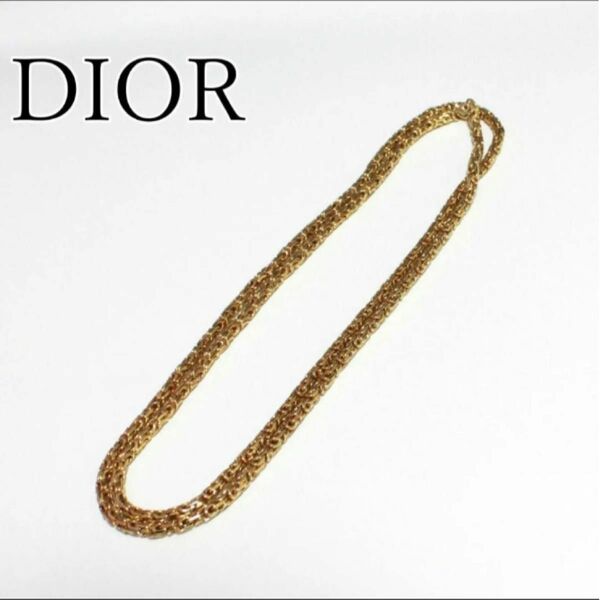 Christian Dior ディオール チェーン ゴールド ネックレス