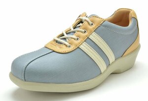  new goods topaz 2402 blue Denim 24.5cm lady's comfort shoes lady's walking shoes TOPOZ 3E wide width . slide 