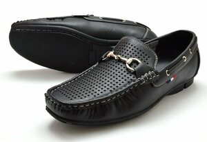  new goods Wilson 8804 black 26cm men's slip-on shoes shoes mesh bit deck shoes bit Loafer gentleman shoes light weight Wilson shoes 