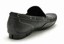新品 ウィルソン 8801 黒 25.5cm メンズスリッポンシューズ メンズデッキシューズ ドライビングシューズ モカシン 紳士靴 軽量 Wilson 靴_画像3