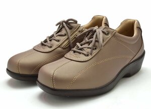 新品 トパーズ 2401 パールローズ 23.5cm レディースコンフォートシューズ レディースウォーキングシューズ ファスナー 婦人靴 TOPOZ 3E 靴