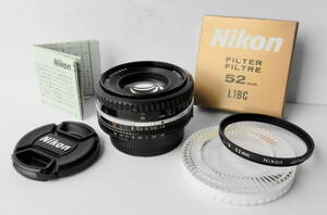 ★ ニコン Nikon Ai-s NIKKOR 50mm F1.8 パンケーキレンズ