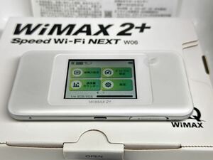 UQ WiMAX モバイルルーター HWD37SKU Speed Wi-Fi NEXT W06 (ブラック)