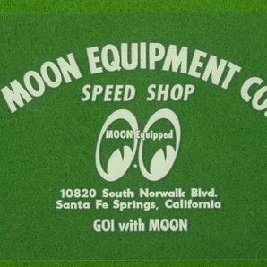 抜きデカール クリーム アイボリー 白 MOON EQUIPMENT SPEED SHOP mooneyes デカール シール ステッカー 抜き文字 ムーンアイズ moon eyesの画像1