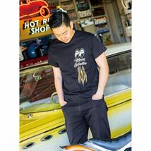 XXLサイズ 送料込み MOON Automotive ガレージ Tシャツ MOONEYES Tシャツ ムーンアイズ ブラック black 黒 オートモーティブ ２ＸＬ ３Ｌ_画像2