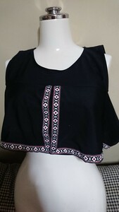 M2158* top only * black group separate swimsuit *9M